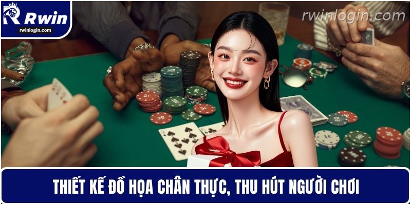 Giao diện game bài RWIN rõ nét và dễ chơi