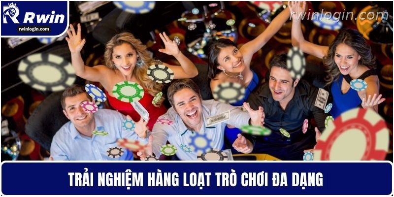 Kho trò chơi Casino Online RWIN đa dạng 